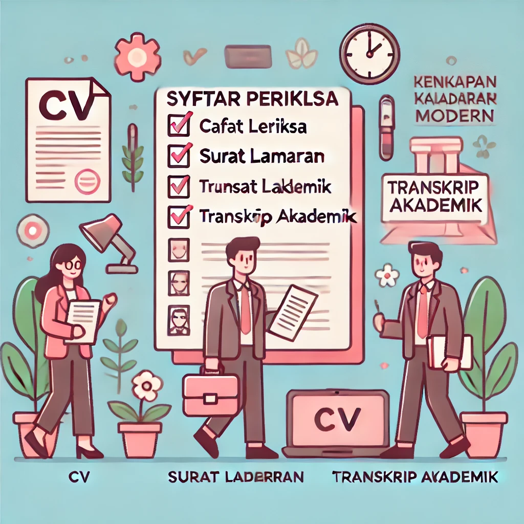 Ilustrasi calon peserta magang sedang mencari tau apa saja syarat magang di sebuah ruangan.