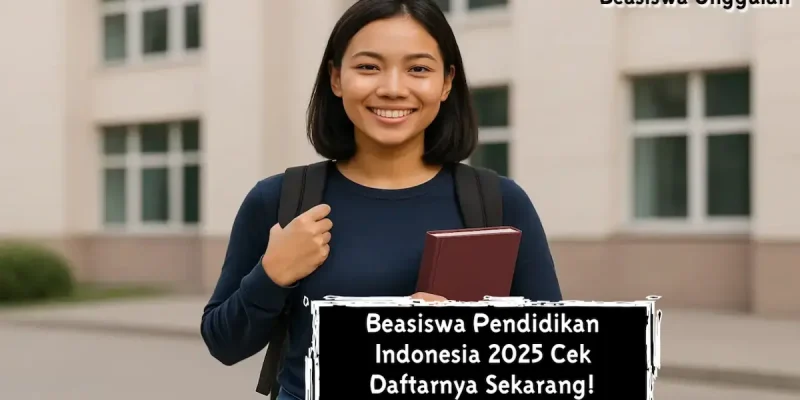Beasiswa Pendidikan Indonesia 2025: Cek Daftarnya Sekarang!