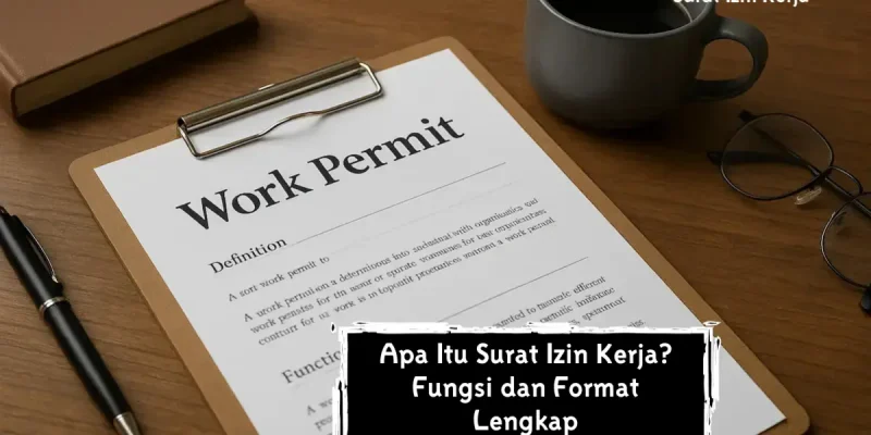 Apa Itu Surat Izin Kerja? Fungsi dan Format Lengkap