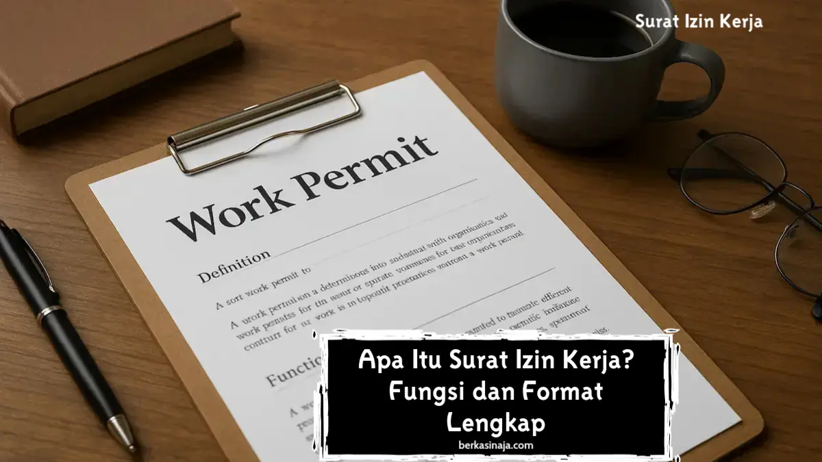 Apa Itu Surat Izin Kerja? Fungsi dan Format Lengkap