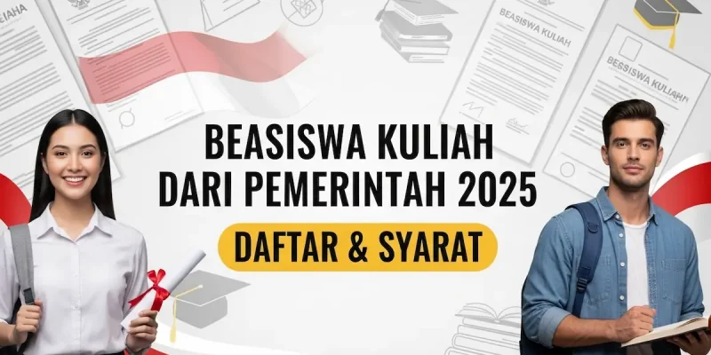 Beasiswa Kuliah dari Pemerintah 2025 Daftar & Syarat