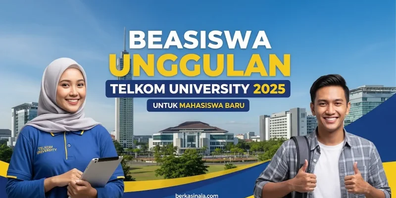 Beasiswa Unggulan Telkom University 2025 untuk Mahasiswa Baru