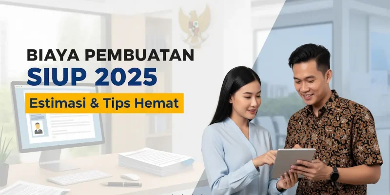Biaya Pembuatan SIUP 2025 Estimasi & Tips Hemat