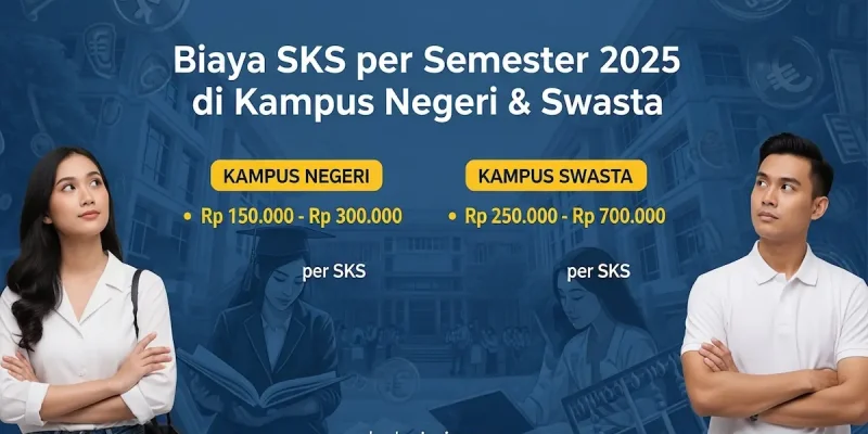 Biaya SKS per Semester 2025 di Kampus Negeri & Swasta