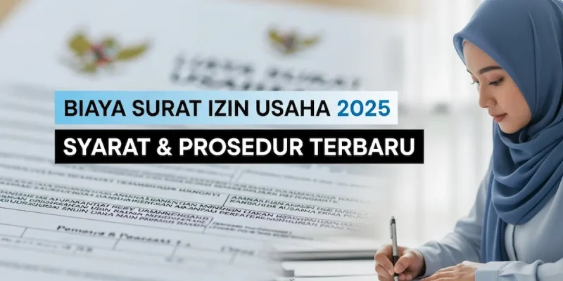 Biaya Surat Izin Usaha 2025 Syarat & Prosedur Terbaru
