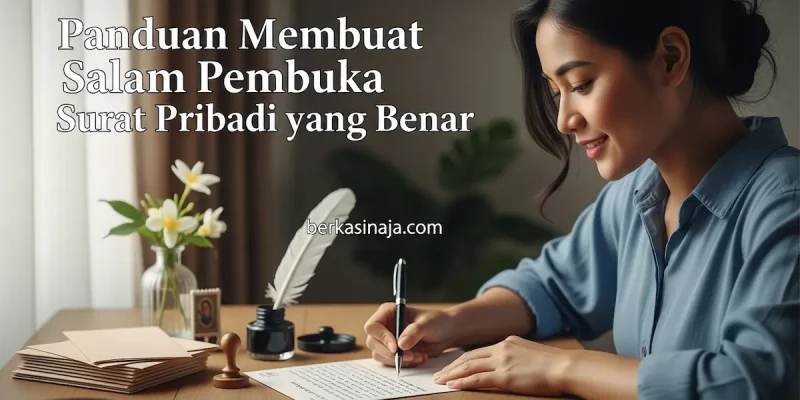 Cara Membuat Salam Pembuka Surat Pribadi yang Benar