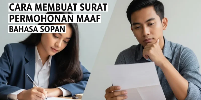 Cara Membuat Surat Permohonan Maaf Bahasa Sopan