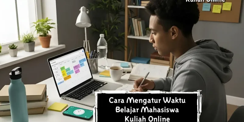 Cara Mengatur Waktu Belajar Mahasiswa Kuliah Online