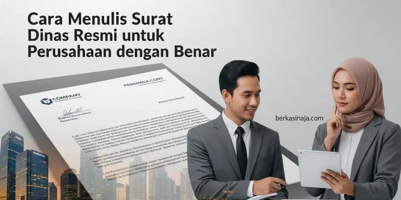 Cara Menulis Surat Dinas Resmi untuk Perusahaan dengan Benar
