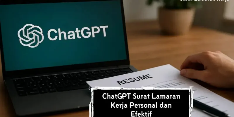 ChatGPT Surat Lamaran Kerja Personal dan Efektif