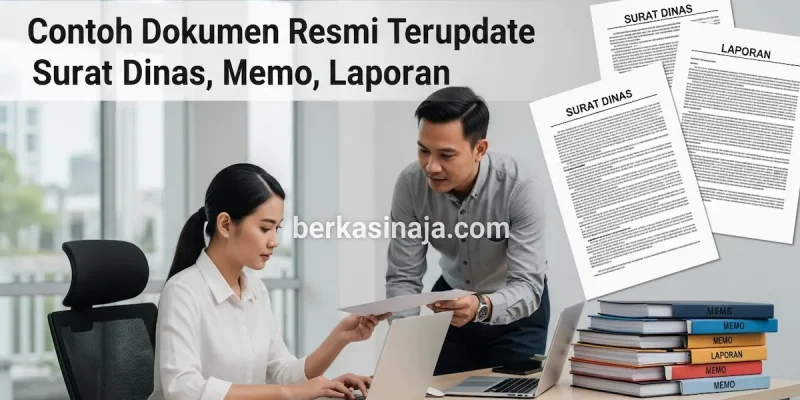 Contoh Dokumen Resmi Terupdate Surat Dinas, Memo, Laporan