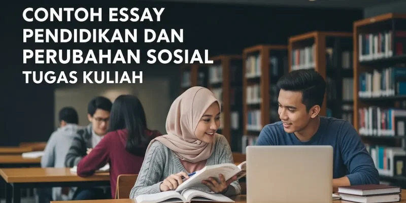 Contoh Essay Pendidikan dan Perubahan Sosial — Tugas Kuliah