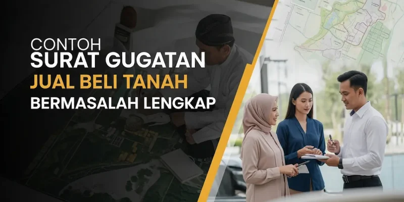 Contoh Surat Gugatan Jual Beli Tanah Bermasalah Lengkap