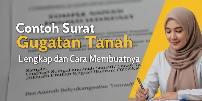 Contoh Surat Gugatan Tanah Lengkap dan Cara Membuatnya
