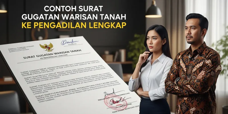 Contoh Surat Gugatan Warisan Tanah ke Pengadilan Lengkap