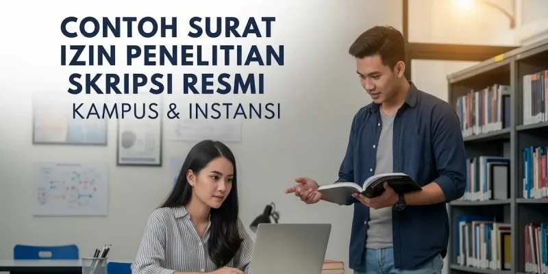 Contoh Surat Izin Penelitian Skripsi Resmi Kampus & Instansi