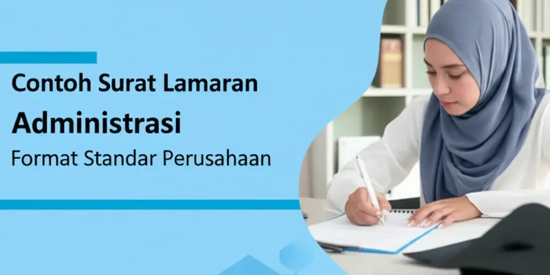 Contoh Surat Lamaran Administrasi Format Standar Perusahaan