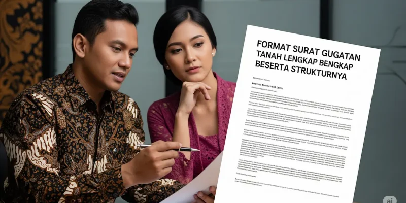 Format Surat Gugatan Tanah Lengkap Beserta Strukturnya
