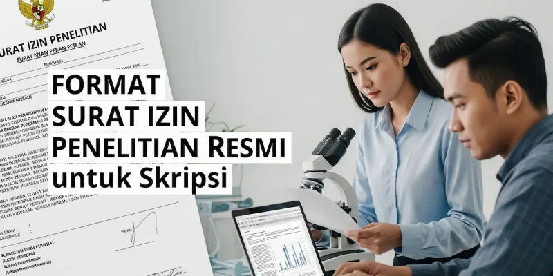 Format Surat Izin Penelitian Resmi untuk Skripsi
