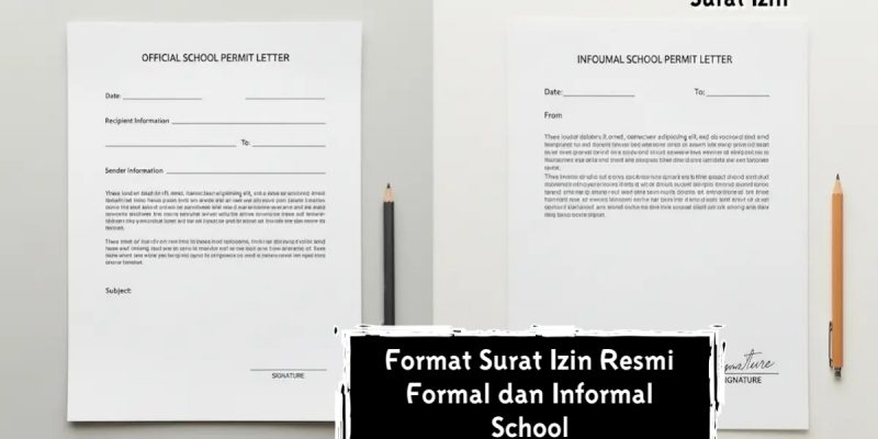 Format Surat Izin Resmi Formal dan Informal School