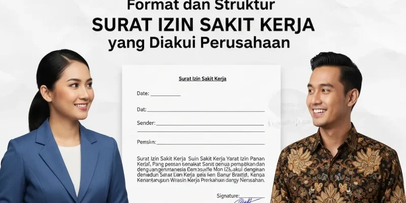 Format Surat Izin Sakit Kerja yang Diakui Perusahaan