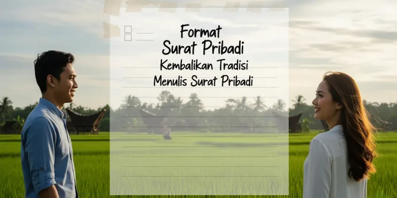 Format Surat Pribadi Kembalikan Tradisi Menulis Surat Pribadi