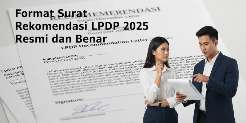 Format Surat Rekomendasi LPDP 2025 Resmi dan Benar