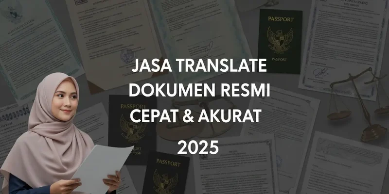 Jasa Translate Dokumen Resmi Cepat & Akurat 2025