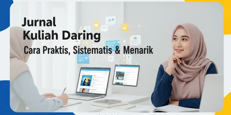 Jurnal Kuliah Daring Cara Praktis, Sistematis & Menarik