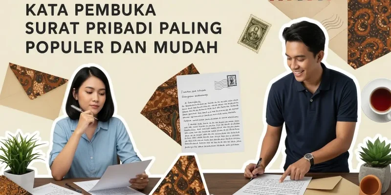 Kata Pembuka Surat Pribadi Paling Populer dan Mudah