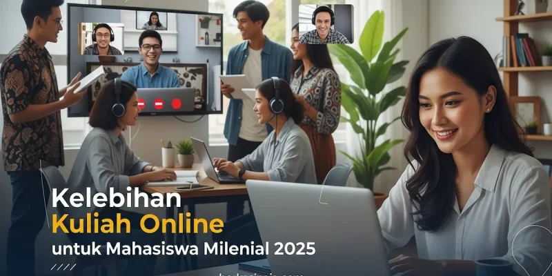 Kelebihan Kuliah Online untuk Mahasiswa Milenial 2025