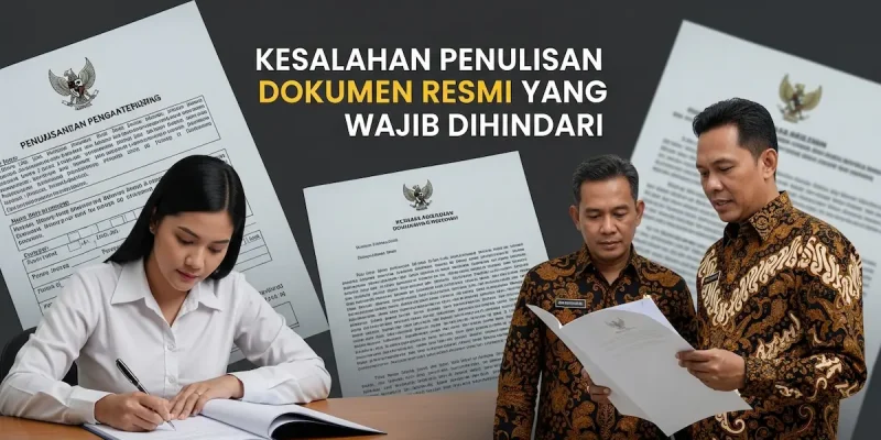 Kesalahan Penulisan Dokumen Resmi yang Wajib Dihindari