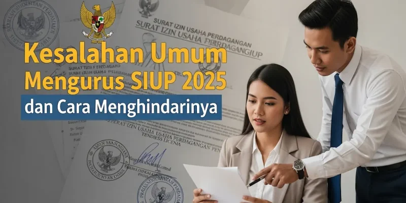 Kesalahan Umum Mengurus SIUP 2025 dan Cara Menghindarinya