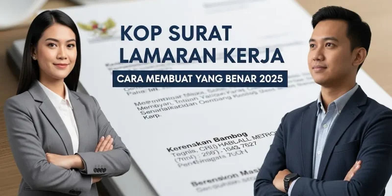 Kop Surat Lamaran Kerja Cara Membuat yang Benar 2025