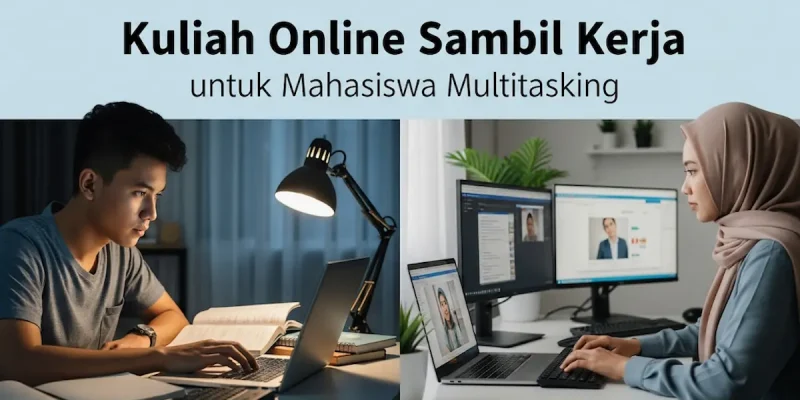 Kuliah Online Sambil Kerja untuk Mahasiswa Multitasking