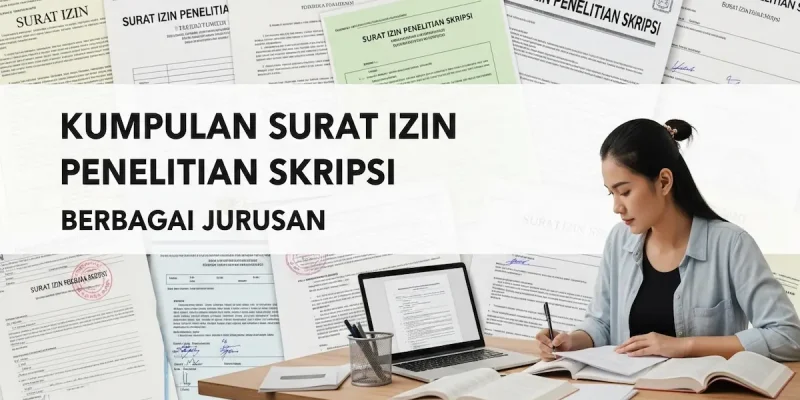 Kumpulan Surat Izin Penelitian Skripsi Berbagai Jurusan