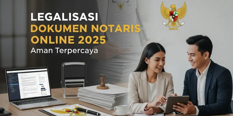 Legalisasi Dokumen Notaris Online 2025 Aman Terpercaya