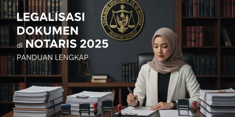 Legalisasi Dokumen di Notaris 2025 Panduan Lengkap