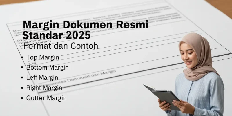 Margin Dokumen Resmi Standar 2025 Format dan Contoh