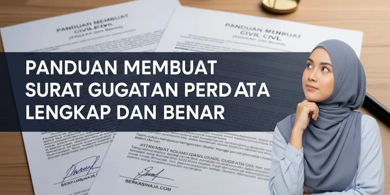 Membuat Surat Gugatan Perdata Lengkap dan Benar