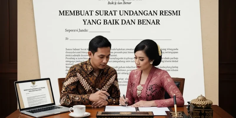 Membuat Surat Undangan Resmi yang Baik dan Benar