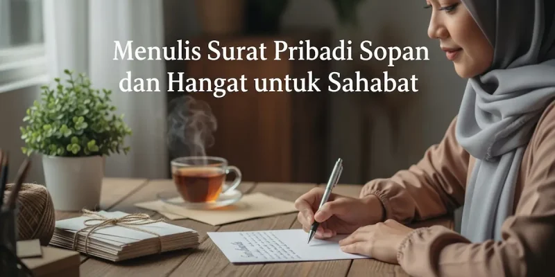 Menulis Surat Pribadi Sopan dan Hangat untuk Sahabat