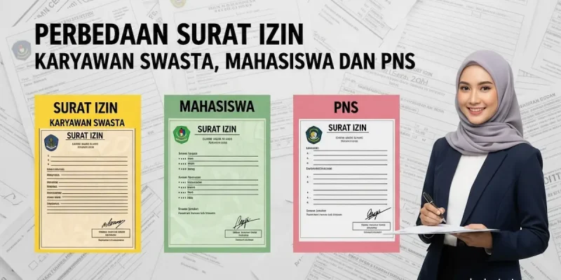Perbedaan Surat Izin Karyawan Swasta, Mahasiswa dan PNS
