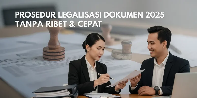 Prosedur Legalisasi Dokumen 2025 Tanpa Ribet & Cepat