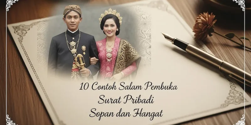 Salam Pembuka Surat Pribadi 10 Contoh Sopan dan Hangat