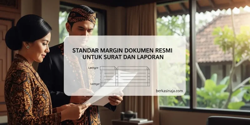 Standar Margin Dokumen Resmi untuk Surat dan Laporan