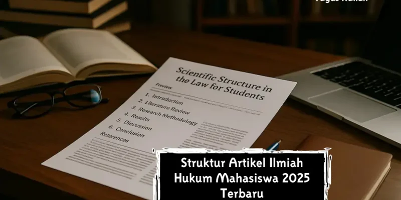 Struktur Artikel Ilmiah Hukum Mahasiswa 2025 Terbaru