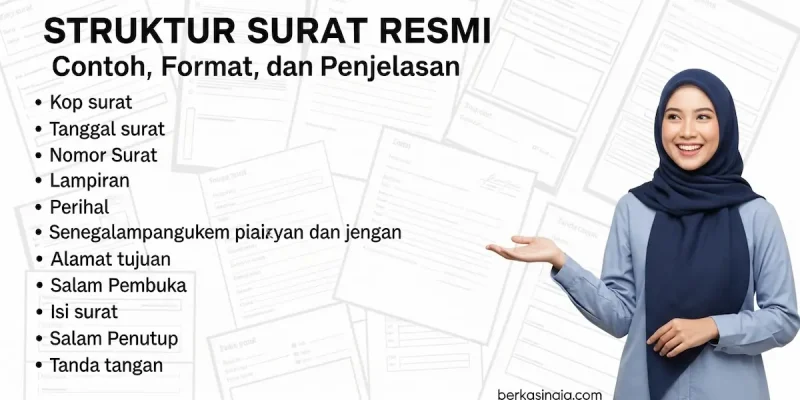Struktur Surat Resmi Contoh, Format, dan Penjelasan