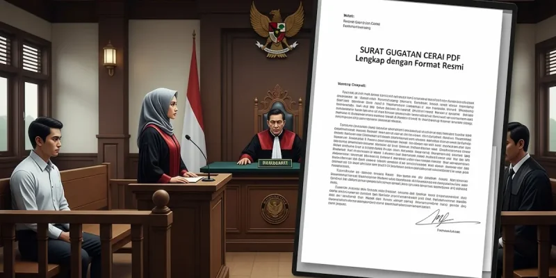 Surat Gugatan Cerai PDF Lengkap dengan Format Resmi