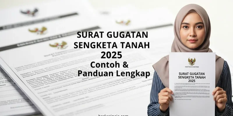 Surat Gugatan Sengketa Tanah 2025 Contoh & Panduan Lengkap